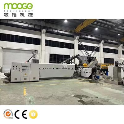 PLC Controlled PP PE Plastic Pelletizing Machine with ABB Inverter