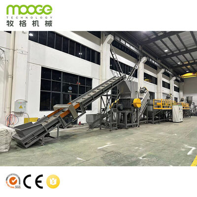 Waste PP Raffia Bag Washing Recycling Line PE Film Plastic Recycling Machine