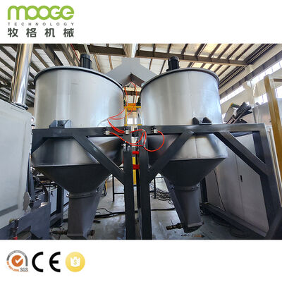 Rotor Paddles 2 4 Plastic Recycling Washing Line Stainless Steel 304 Material Machine Impurity 100 300 Ppm Cleaning Solution