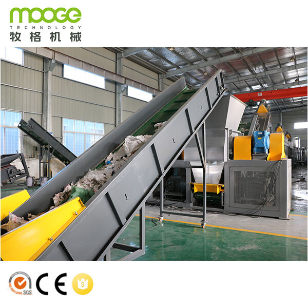 Waste PE LDPE LLDPE Mulch Film Plastic Recycling Washing Line
