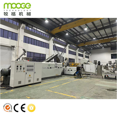 Extruder per la pelletizzazione di materie plastiche per il riciclaggio di fiocchi rigidi di HDPE, LDPE, LLDPE