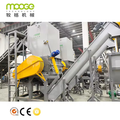 Linea di produzione per la frantumazione dei rifiuti di plastica per il riciclo