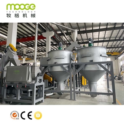 Linea di lavaggio di bottiglie in PET Macchina di frantumazione per il riciclaggio di bottiglie di plastica