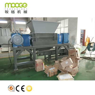 Macchina di triturazione ad alta efficienza per scarti pesanti a doppio albero per grandi pneumatici di rifiuti di plastica barili e casse spesse