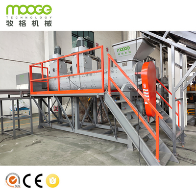 Linea di lavaggio di bottiglie di plastica PET ad alta efficienza Soluzione completa di riciclaggio