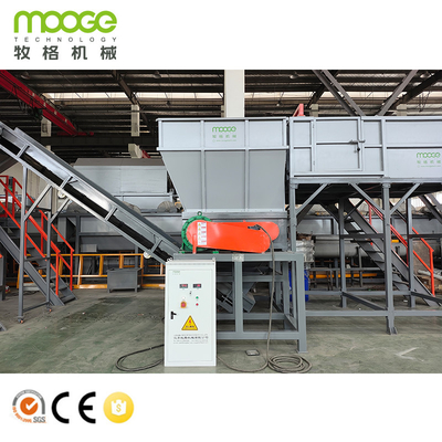Linea di riciclaggio per il riciclaggio di rifiuti di plastica per il riciclaggio di bottiglie in PET a controllo inverter 2000 kg/h