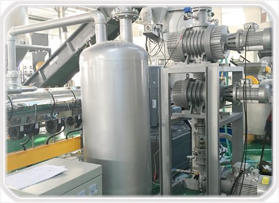 Linea di pelletizzazione in fibre di poliestere per il riciclaggio dei tessuti di scarto 4