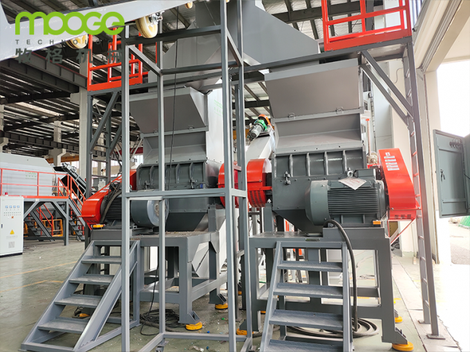 Frantumatore per bottiglie di plastica di scarto a lama fissa 4 per il riciclaggio, supporto online 2