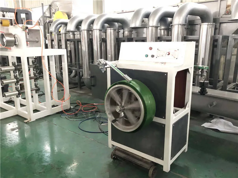 Linea di produzione avanzata di fasci di fasciatura in PP per fasci di imballaggio di alta qualità 6